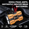 Nuynix Jump Starter with Air Compressor, 3000A Portable Car Battery