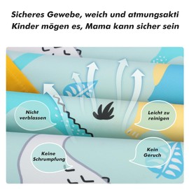 Bomclap Children's Painting Apron with 2 Sleeve Protectors, Adjustable Waterproof Children's Apron, Children's Apron Girls for 3-10 Years, Suitable for Baking, Painting, Animal Forest