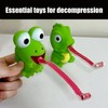 2 Pieces Squishy Toys, Creative Cartoon Dolls Tongue Stretch Toys,