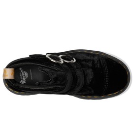 Dr. Martens Women's Vegan Devon Fashion Boot, Black Ze You Velvet, 5