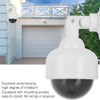 Fake Camera Waterproof Realistic Dummy Surveillance Security Cam with Flashing