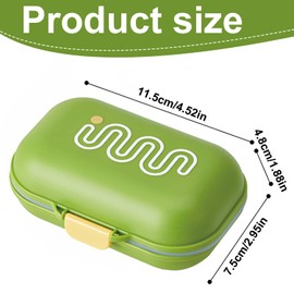 Hebterrka Travel Soap Dish, 100% Leakproof Soap Box with Lid, Travel Soap Holder, Drip Soap Dishes for Bathroom, Shower, Gym, School