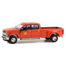 Greenlight 1/64 2019 Ford F-350 Lariat Dually, Shell Oil, Dually Drivers Series 13 46130-E