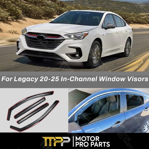 In-Channel Window Visor Fits Subaru Legacy 2020-2025 Rain Guard Shade