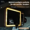 Espejo De Maquillaje,carro,con Luz Led,aumento De 3x,3 Modos