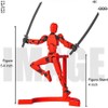 XUDUOO 13 Magnetic Action Figure Set, DIY Action Figure Stands,