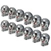 GLEAVI 12 Tapones de Válvula de Calavera: Tapas de Caucho