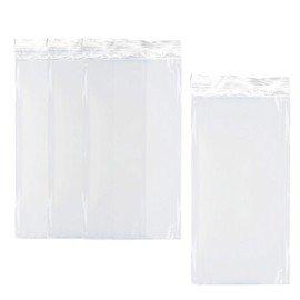 Clear Resealable Food Storage Bags 3.5x6 Inch Portion Size with Press Seal for Meal Prep, Travel, Portioning and Snacks, Durable Storage Solution (200)