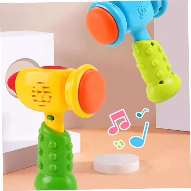 Kisangel Musical Hammer Toy Lights for Boys and Girls Educational