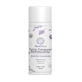 Talco Corporal Refrescante Lavanda MatiMati-Desodorante 100 g                                                                                         
