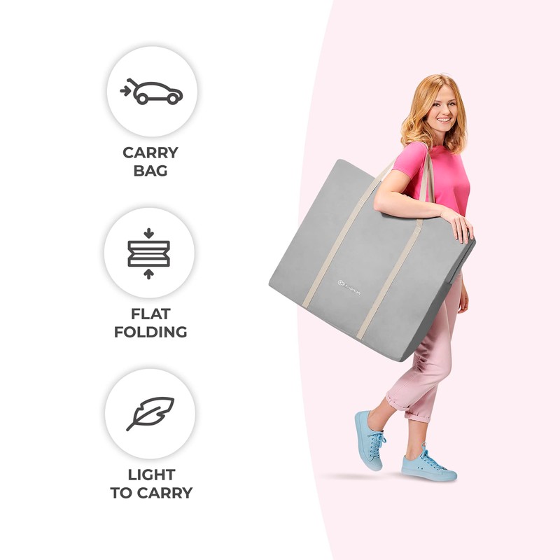 Kinderkraft LOVI Travel Bassinet for Baby, Portable Folding Baby Bed