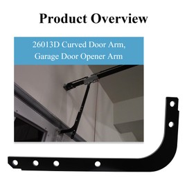 Garage Door Opener Arm, Fits Most Popular Models (Curved)