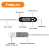 Digital Kitchen Thermometer, LCD Kitchen Thermometer with Long Probe, Instant