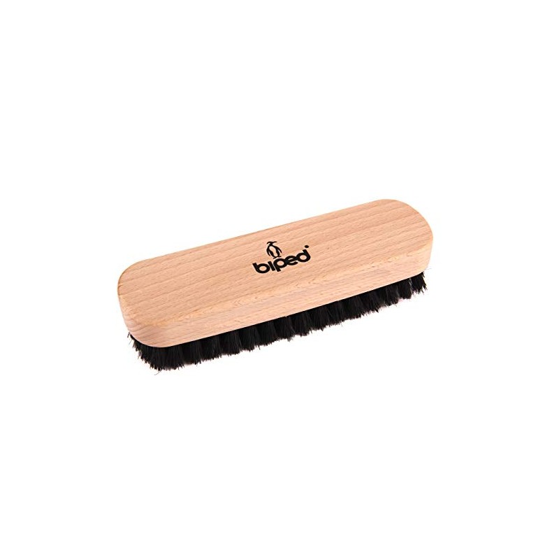 biped Z2345 beech wood shoe brush with natural bristles for