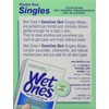 WET ONES Sensitive Skin Hand Wipes, Singles Extra Gentle Fragrance