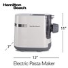 Hamilton Beach Electric Pasta Maker & Noodle Machine with 9