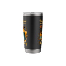 Pumpkin spice and everything nice that is Thanksgiving Stainless Steel Insulated Tumbler