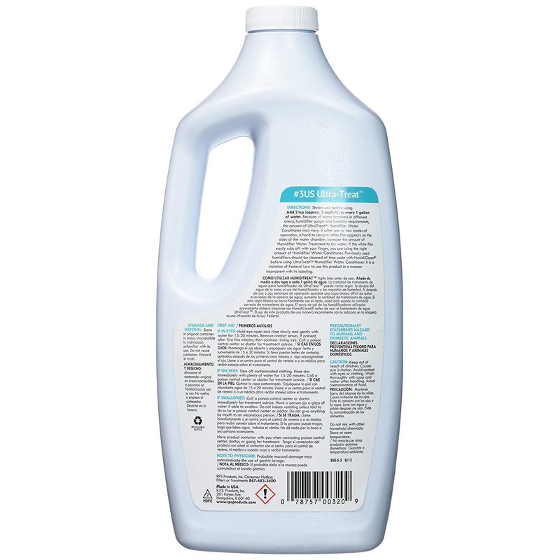 BestAir 3US Ultra-TREAT Ultrasonic/Vaporizer Water Treatment, 32 Ounce (3)