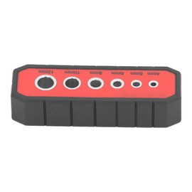 gernie Handheld Drill Guide Round Pipe Jig Steel Bushings Positioner Positioning Drilling Template for Opening Punching, Drilling Holders, gernie097eg1f8cg