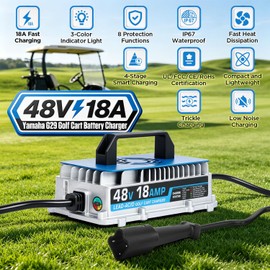 18 Amp 48 Volt Golf Cart Charger for Yamaha G29 Drive & Drive 2