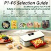 6-Gear Adjustable Mini Bag Sealer, with LED Display, Cutter &