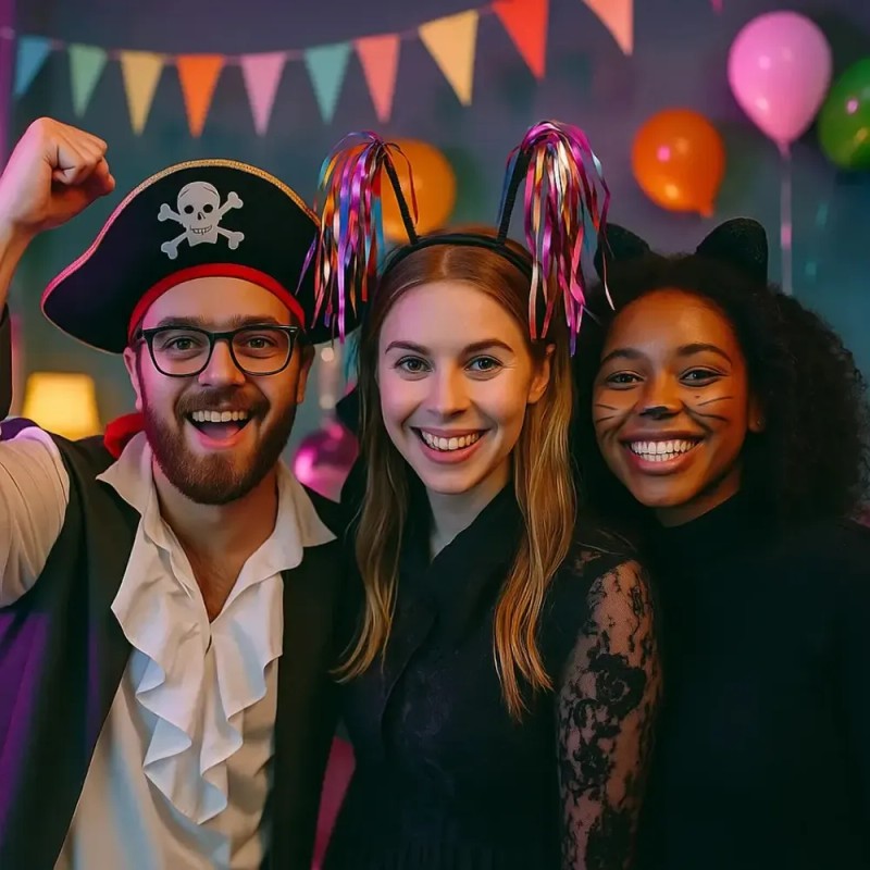 24 Pcs Diademas Para Fiesta Batucada Xv Años Papel Metálico