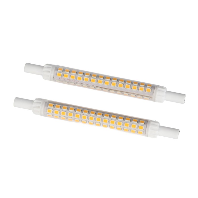 2Pcs R7S 98LED Bulb Double Ended 118mm Dimmable Flood Light