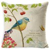 BAOKU Birds flowers Pattern Cushions Cover Cushions Pillow Covers Set