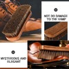 QIANSSE Premium Horsehair Leather Brush