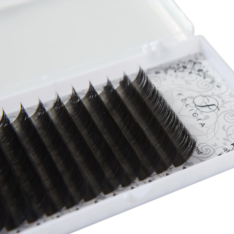 FELICIA Flat Lash Matte Eyelash Extensions Ultra Soft Single Matsueku
