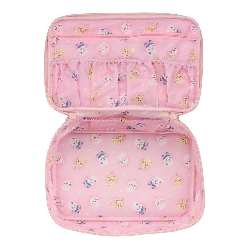 Shobido Chiikawa Multi-Pouch, Original Design, Peach Series, Chiikawa Nagano Storage