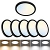YELIOLED 6 Pack 12 Inch LED Flush Mount Ceiling Light