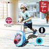 KIDDIETOTES Hardshell Kids Suitcase Scooter - Airline Approved Suitcase with