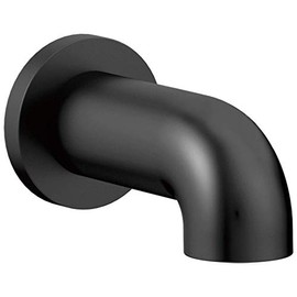 Delta DRP77350BL Trinsic 7" Non Diverter Wall Mounted Tub Spout Matte Black