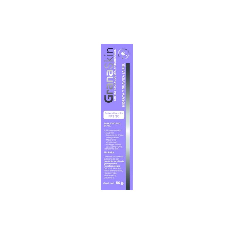 Crema Facial Día Antiarrugas Ácido Hialurónico Niacinamida Vitamina C E