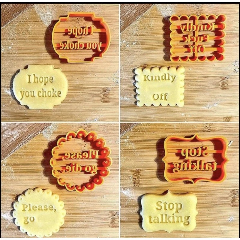 Cutters Funny Cookie Cutter Molds New Funny Sayings Gag Gift