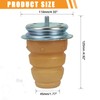 Stop Buffer Rubber Bearings 2 Pieces Spring Plate Stop Buffer