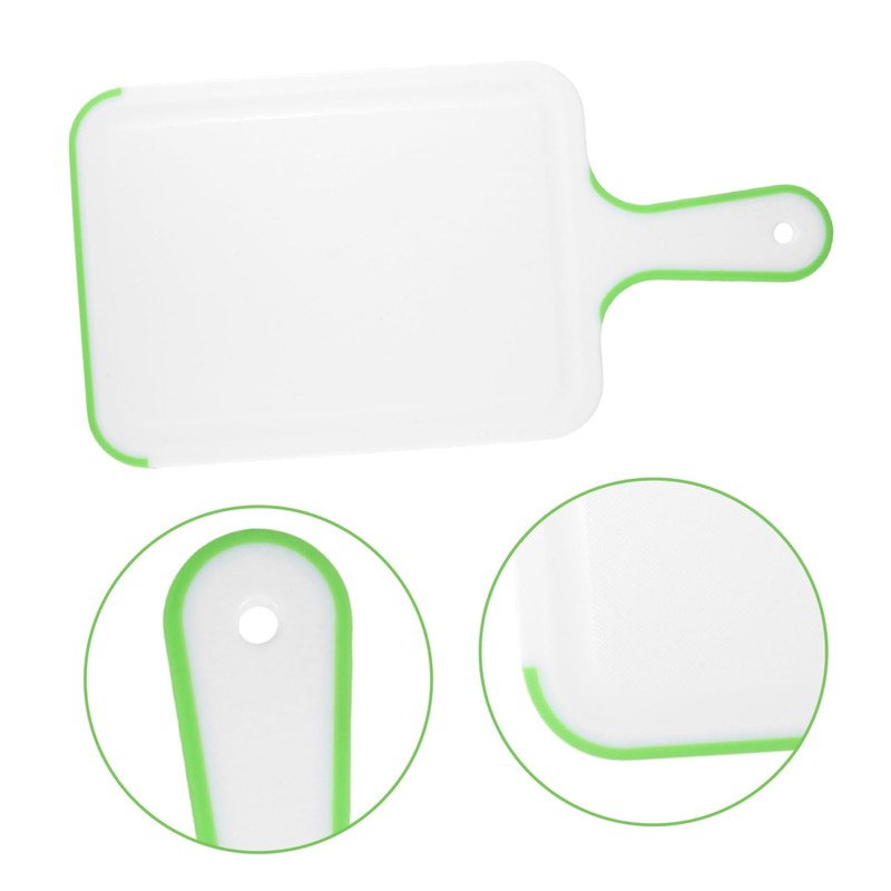 Ipetboom Double Sided Reusable Cutting Board with Handle Kitchen Chopping