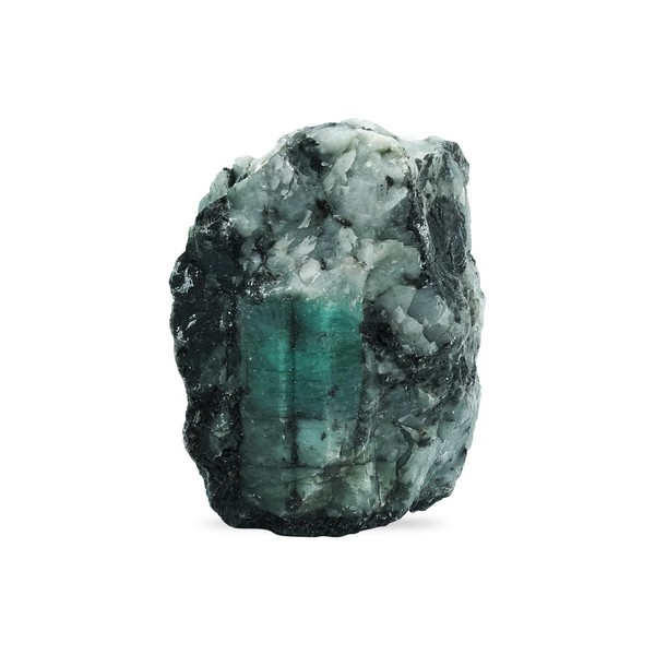 Starborn Emerald Crystal in Matrix - One Piece, Gemstone, Emerald