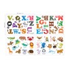 DECOWALL DS-8001 English Alphabet & Animals Wall Sticker for Living