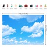 RUINI Blue Sky White Clouds Scene Photo Background Sunshine Sky