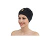 Fashy Exclusive 3483 20 Bathing Cap with Snakes Accessory Black