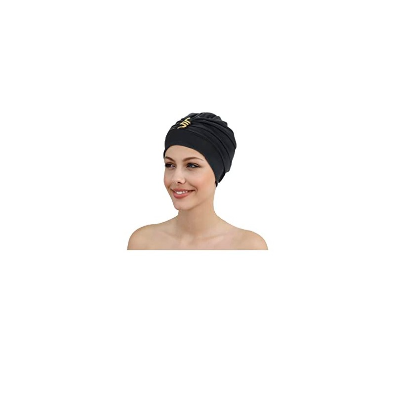 Fashy Exclusive 3483 20 Bathing Cap with Snakes Accessory Black