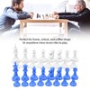 Chess Games, Chess Pieces Set Blue White Standard Chess Pieces
