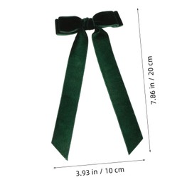 Healeved 3pcs Velvet Bow Hair Clips Set Elegant Hair Jewelry for Girls and Women Versatile Accessories for Occasions Soft and Comfortable Multiple Colors