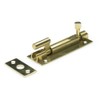 Merriway BH01405 75mm (3 inch) Polished Brass Cranked Necked Surface