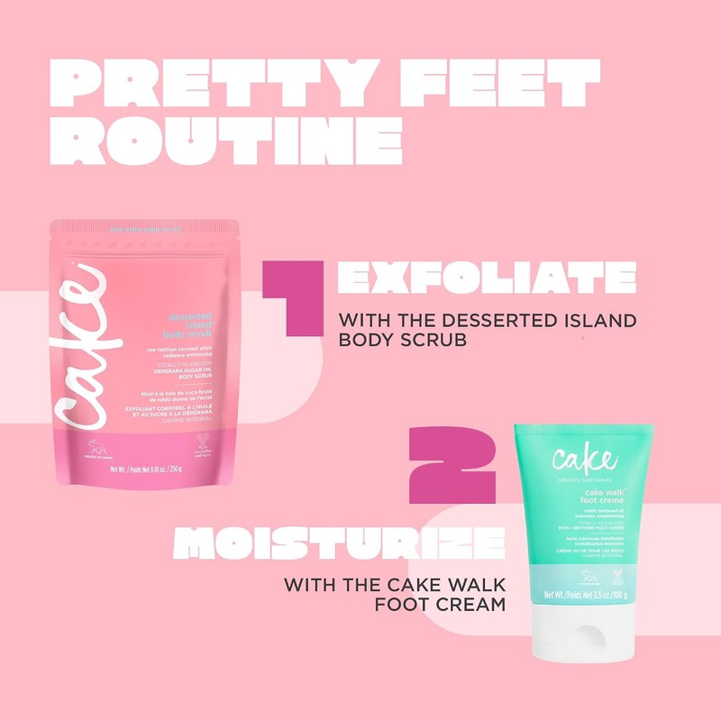 Cake Beauty Walk Triplemint Foot Creme