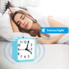 Alarm Clock, Analog Loud Bell Sound, Alarm Backlight, Continuous Second
