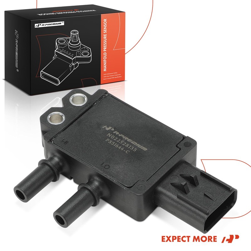A-Premium Diesel Particulate Filter (DPF) Pressure Sensor [4 Pins] Compatible