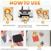 Sublimation Magnet Blanks,16 Pcs Sublimation Blank Refrigerator Magnets Sublimation Refrigerator